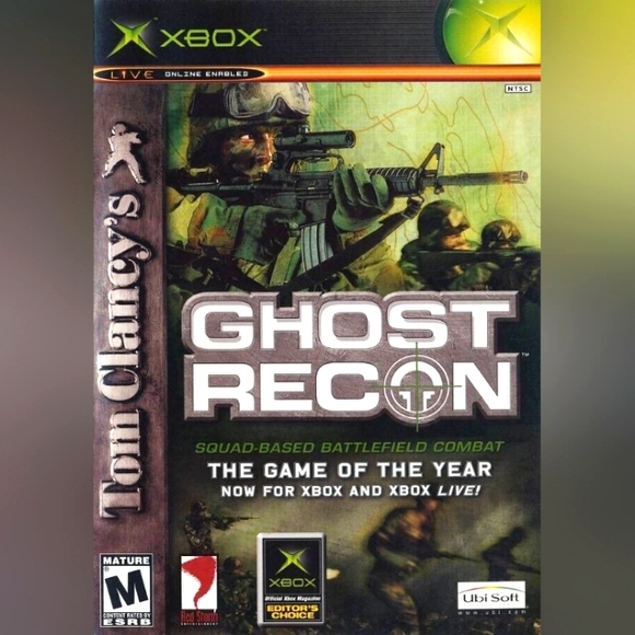 Tom Clancy's Ghost Recon 🔥 Original Microsoft Xbox 🎮 Vintage Video Games - Picture 1 of 2